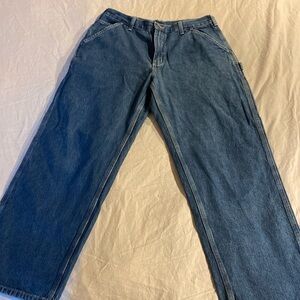 CARHARTT Dungaree fit denim carpenter pants!